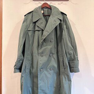Vintage Rolane Sportswear Army Inspired Trenchcoat, Fits Women's L